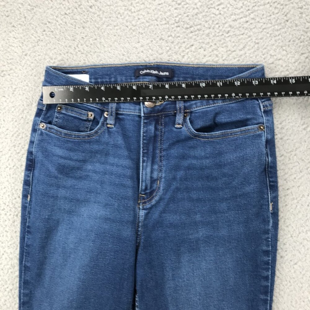 CALVIN KLEIN‎ Jeans Womens Size 6 High Rise Skinny Medium Wash Repreve Denim - Picture 11 of 16